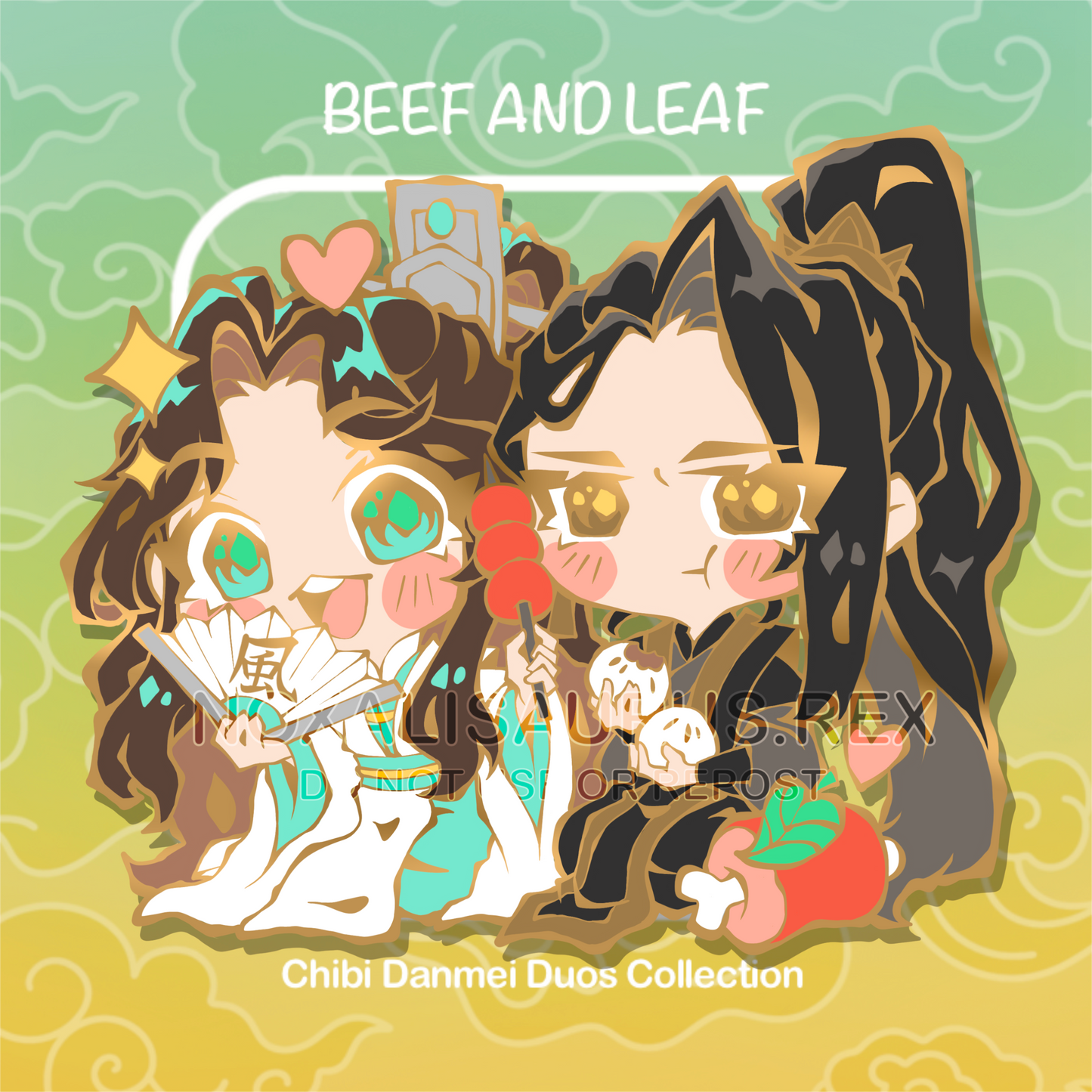 Beef and Leaf - Enamel Pin