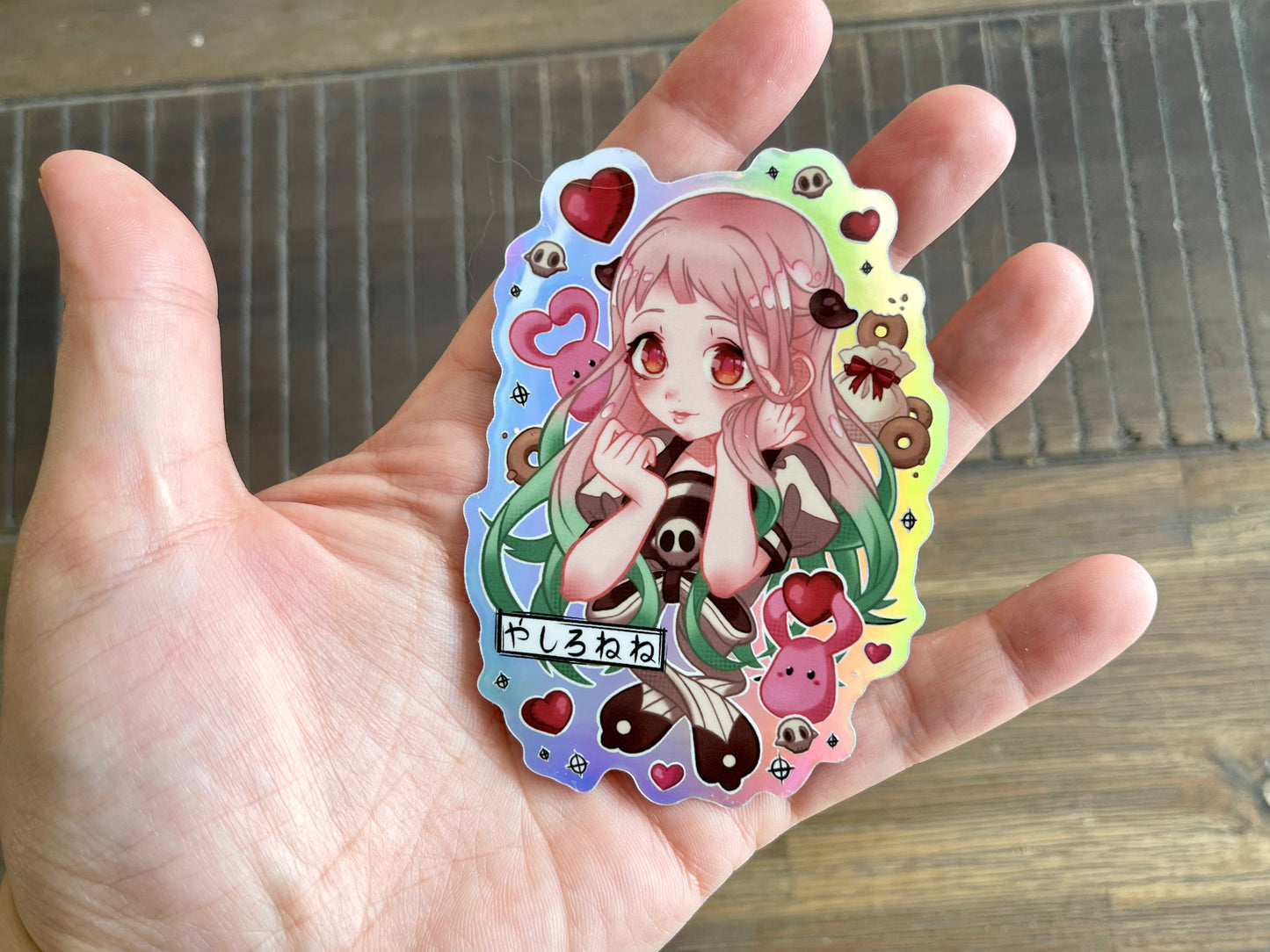 Cute Ghost & Kawaii Fish - Stickers