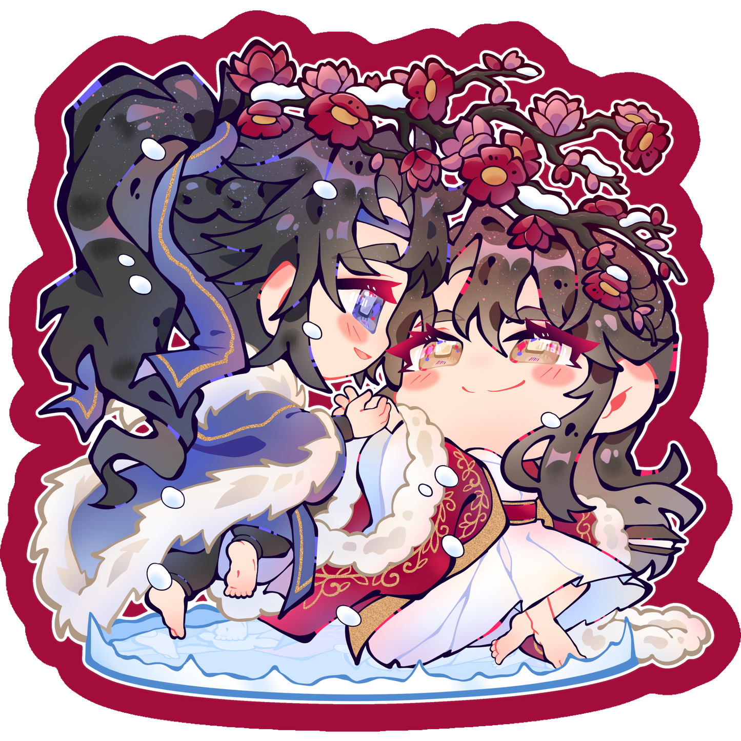 Winter Blossoms - Sticker