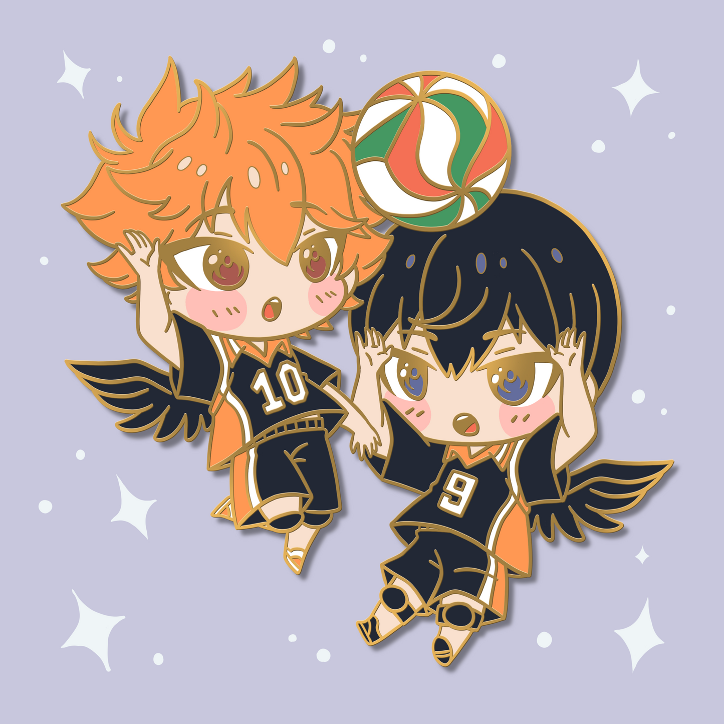 Volleyball Crows - Enamel Pin