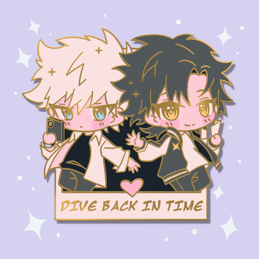 Dive Back in Time - Enamel Pin