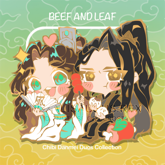 Beef and Leaf - Enamel Pin