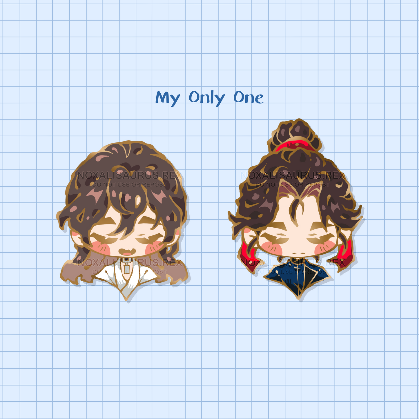 My Only One - Enamel Pins (set of 2)