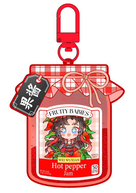 Hot Pepper - Quicksand Keychain