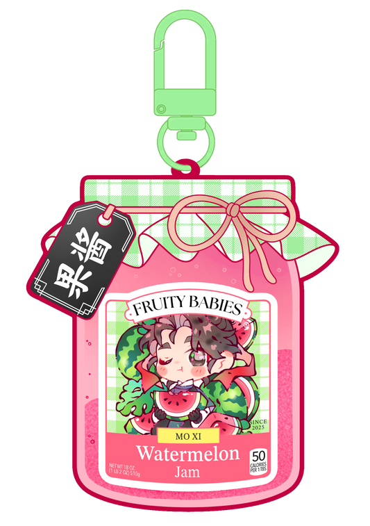 Watermelon - Quicksand Keychain