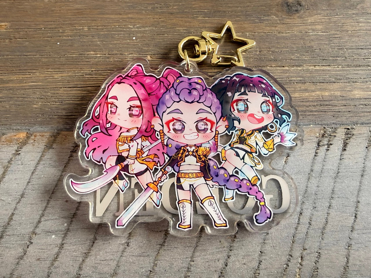 Golden Hunters - Keychain