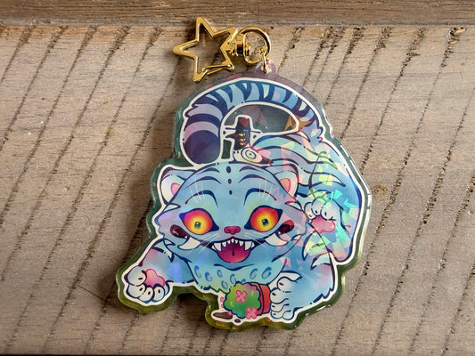 Derpy Tiger - Keychain