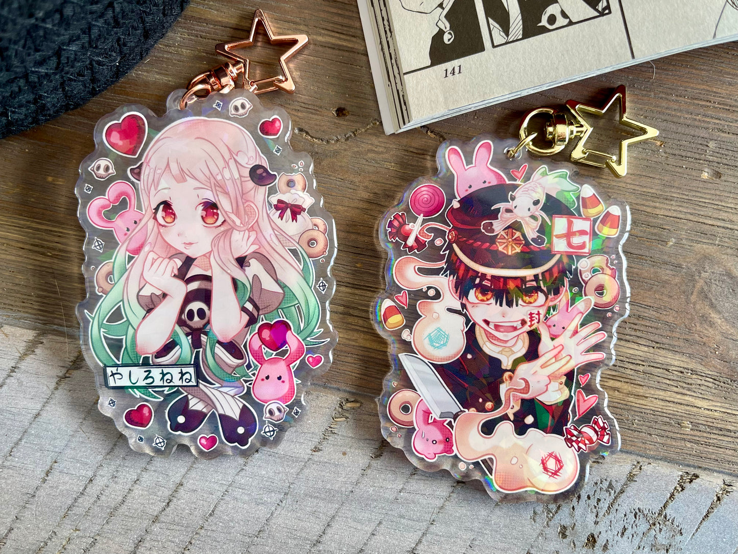 Cute Ghost & Kawaii Fish - Keychains